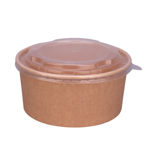 Bols en papier jetables personnalisés <span class=keywords><strong>Poke</strong></span> <span class=keywords><strong>Bowl</strong></span> Salade Papier à emporter Artisanat Papier à mur unique Gobelet en papier Autres aliments Yaourt glacé Etc. - Product Image 2