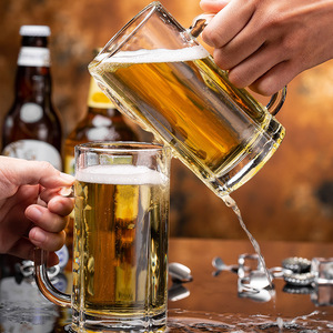 Bán buôn 17.6oz nóng bán bia <span class=keywords><strong>Mug</strong></span> với xử lý và thủy tinh bia <span class=keywords><strong>Mug</strong></span> Uống Thủy Tinh và bia <span class=keywords><strong>Mug</strong></span> Sản phẩm thủy tinh với xử lý - Product Image 3