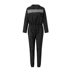 Su ordine di alta qualità nero streetwear riflettente jogger <span class=keywords><strong>pantaloni</strong></span> pista delle donne a righe riflettente <span class=keywords><strong>tuta</strong></span> - Product Image 4