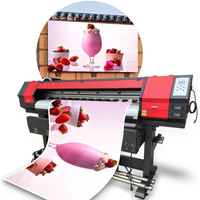 Impresora Plotter Automática de Vinilo Autoadhesivo Digital con Cabezal de Impresión de Inyección de Tinta Eco-Solvente ECOUVJET DX5 I3200 I1600 de 1.6m