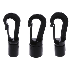 Di plastica Bungee Shock Tie Estremità Del Cavo Corda Fibbie di Sicurezza di Chiusura del Kayak Da Pesca Canoa Clothesline Ganci POM del Gancio A Schiocco Clip - Product Image 6