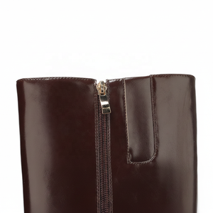 <span class=keywords><strong>Bottes</strong></span> hautes de cow-boy occidentales pour femmes Moncheer, bout pointu, talon aiguille, détails dorés, antidérapantes, élégantes, à talons hauts - Product Image 5