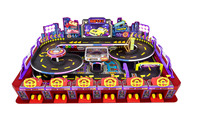 Machine de jeu de course sauvage multijoueur Pengxing pour enfants, grande machine de divertissement intérieure durable avec moteur, fonctionnant à la pièce, télécommande Wi-Fi
