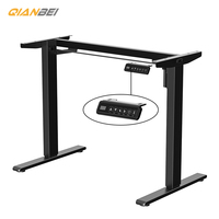 NOUVEAU Bureau moderne simple en bois pour bureau à domicile Table d'ordinateur QIANBEI avec tiroir Table d'ordinateur de bureau