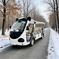 Bus électrique touristique DAOD en forme de panda, 14 places, batterie sans entretien, conduite à gauche/droite pour parcs à thème, zoos et stations balnéaires