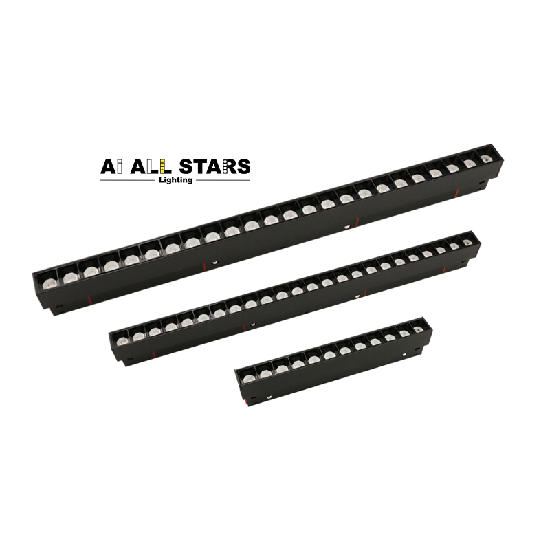 Luminaire à grille magnétique