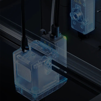 Printer 3D Multi-Warna Flashforge Creator 5 dengan 4 Kepala Alat |   500% Lebih Cepat, Tanpa Limbah Buangan