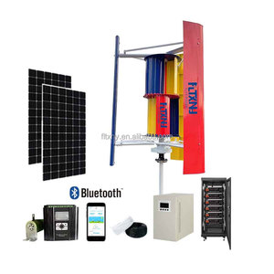 รับประกัน 10 ปี 800w12v 24v 48v ระบบพลังงานอิสระแบบแกนตั้ง 600w กังหันลมผลิตไฟฟ้าพลังงานแสงอาทิตย์และกังหันลม - Product Image 2