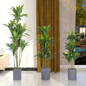 Arbre artificiel <span class=keywords><strong>en</strong></span> bois de fer brésilien <span class=keywords><strong>en</strong></span> plastique <span class=keywords><strong>en</strong></span> <span class=keywords><strong>pot</strong></span> pour la décoration de bureau, de jardin et de maison, plantes artificielles, verdure - Product Image 3