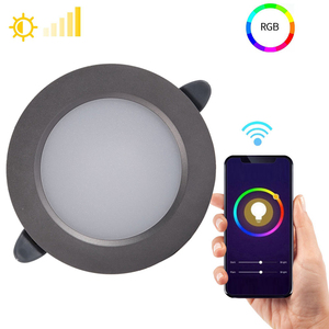 RGBW Mờ Nhiều Màu <span class=keywords><strong>LED</strong></span> <span class=keywords><strong>Spot</strong></span> Light <span class=keywords><strong>LED</strong></span> Recessed Lights WiFi Từ Xa APP Alexa Điều Khiển Bằng Giọng Nói Thông Minh Downlight - Product Image 4