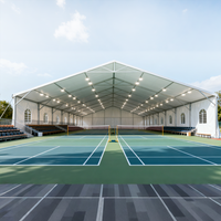 Carpa Profesional para Torneos de Pickleball - Carpas Certificadas CE Resistentes a la Intemperie y al Viento para Instalaciones Permanentes o Temporales