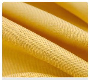 Mélange de coton modal 45.5% coton biologique 45.5% Modal 9% Spandex 210gsm 40s 1*1 tissu côtelé à haute élasticité pour t-shirt - Product Image 4