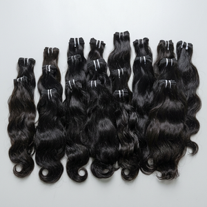 Haute Qualité Vierge Soyeuse Vague Droite Extensions de Cheveux Humains Meilleure Qualité Bande-dans Perruques Bundles Double Machine Gratuit - Product Image 3