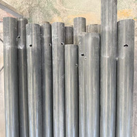 Hafif Fiberglas FRP Yuvarlak Boru Dikdörtgen Boru İzolasyon Profilleri Trafo Merkezi ve Kablo Yönetimi için