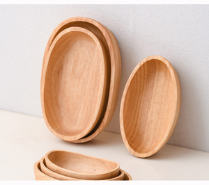 Ensemble de <span class=keywords><strong>vaisselle</strong></span> d'hôtel de saladier en bois d'hévéa en forme de <span class=keywords><strong>bateau</strong></span> créatif; Bol et plat de riz en bois massif Bol en bois unique <span class=keywords><strong>Vaisselle</strong></span> - Product Image 5
