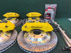 ชุดเบรกปรับแต่งความแม่นยำสูงสำหรับ <span class=keywords><strong>Brembo</strong></span> <span class=keywords><strong>18Z</strong></span> 6 ลูกสูบ ด้านหน้า และ F40 4 ลูกสูบ ด้านหลัง สำหรับ BMW X5 E70 พร้อมจานเบรกแบบเจาะรูขนาด 380x34 มม. - Product Image 3