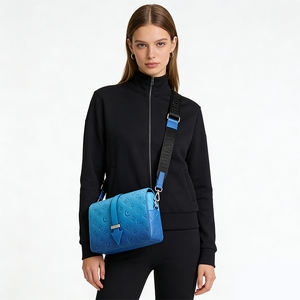 Bolso Bandolera de Cuero Repujado para Mujer, Bolso de Mano Pequeño de Moda, Bolso de Hombro para Dama - Product Image 1