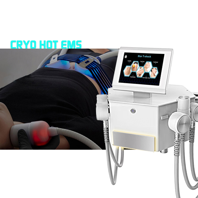 2023 CE Cryoskin 4.0 Machine Equipment  EMS Cool T Shock Portable Hot and Cold Skin Tightening Weight Loss Body Slimming Machine