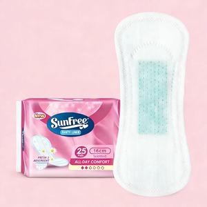Toallas Sanitarias Súper Absorbentes de Diseño Clásico OEM, Marca Privada, Ultrafinas, Estériles, de Algodón Orgánico, Blancas, para Mujer - Product Image 2