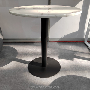 Tavolino rotondo personalizzabile <span class=keywords><strong>allungabile</strong></span> in <span class=keywords><strong>marmo</strong></span> artificiale con Design semplice per sale riunioni di discussione - Product Image 3