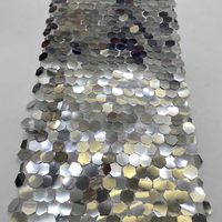 25mm hexagone carré paillettes broderie robe chaussures sac chapeau faisant des accessoires interchangeables paillettes tissu pleine broderie