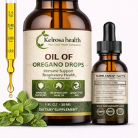 Complément nutritionnel biologique OEM, antioxydant alimentaire, huile naturelle d'origan en gouttes liquides