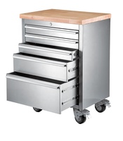 Armoire à outils d'atelier en acier robuste avec tiroirs, revêtement en poudre, OEM pour établi de garage