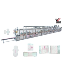 Machine de fabrication de serviettes hygiéniques jetables pour femmes