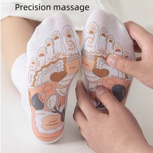 Mejorar la circulación y aliviar el dolor con zonas de reflexología Puntos de presión acupuntura Acupresión Calcetines de masaje de pies - Product Image 3