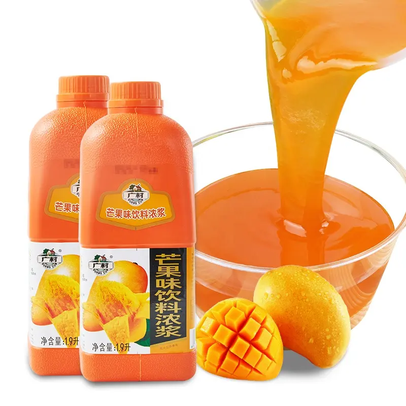 1.9L Guangcun Mango Sap Concentraat Voor Bubble Tea