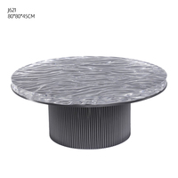 Table à manger moderne personnalisée en résine transparente, plateau ovale poli miroir, écologique, pour salle à manger domestique et hall d'hôtel/villa