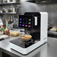 Cuisinière automatique de nouilles instantanées, machine à nouilles intelligente, cuisinière à induction à écran tactile, chauffe-plats commercial pour les magasins de proximité