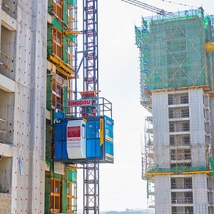 High Rise Toegang Kooi <span class=keywords><strong>Hoist</strong></span> Tijdelijke Personeel Materiaal Liften Bouw Bouwers Takel - Product Image 2