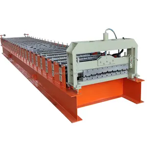Steel Construction Hoarding Panels color coil material metal dura fence making machinery line