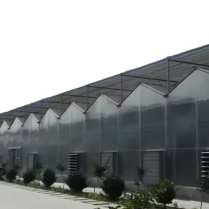 Serre agricole en plastique zigzag pour tomates/fruits avec système aéroponique et fertilisation - Product Image 1
