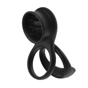 Männer Penis Vibrator Silikon Starke Vibration Verzögerung Ejakulation Cockring Für Männer Adult Sexspielzeug - Product Image 6