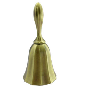 Campana de Metal con mango de Metal PARA CENA, campanilla de latón personalizada con mango de Metal antiguo, estilo Retro de países de Omán, Dubai, Corea, Italia - Product Image 5