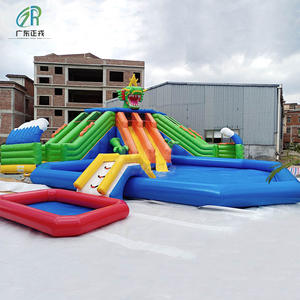<span class=keywords><strong>Château</strong></span> <span class=keywords><strong>de</strong></span> glace pingouin parc aquatique en acier gonflable attractions plage rivière lac amusant jeux d'eau gonflables pour l'amusement - Product Image 5