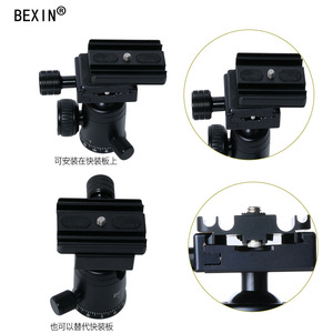 แผ่นยึดกล้องแบบปลดเร็ว Bexin ทำจากอลูมิเนียมอัลลอยด์ พร้อมปุ่มล็อค พกพาสะดวก สำหรับกล้องดิจิตอล - Product Image 1