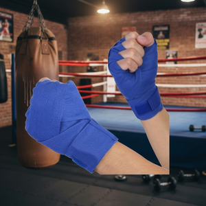 Bandage élastique en coton 5m x 2.5cm pour boxe, protège-poignets, kickboxing, Muay Thai, OEM EVI4545, bandages de main factices - Product Image 3