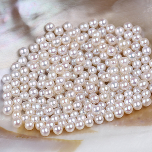 Bán Sỉ Hạt Ngọc Trai Lỏng Tròn Màu Trắng Nước Ngọt Tự Nhiên Để Làm Trang Sức - Product Image 6