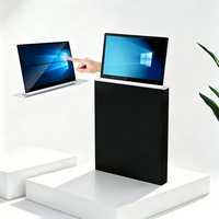 Système de levage de moniteur intégré ultra-mince tendance pour salles de conférence intelligentes sans papier
