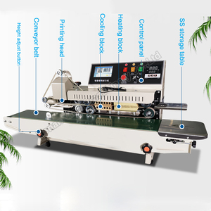 Vinica 1800 Model Flat <strong>Seal</strong> Bag Plastic Bag pp Bag Sealing <strong>Machine</strong> with <strong>Coding</strong> Expiry <strong>Date</strong> - Product Image 2