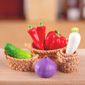 ของเล่นจำลองอาหารผักและผลไม้ขนาดเล็ก อุปกรณ์เสริม DIY สำหรับตกแต่งร้านกาแฟ ร้านอาหาร บ้าน และครัว - Product Image 4
