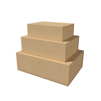 Caja Magnética con Logotipo en Lámina Dorada, Caja de Regalo Ecológica de Lujo con Tapa, para Bodas y Cumpleaños