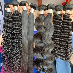 Free Sample Virgin Cambodian Hair Bundles, 40'' Straight Wholesale 10A Mink Virgin Hair Vendor, Human Hair Weave Extensions