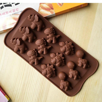 Moule en silicone de qualité alimentaire pour chocolat en forme de dinosaure, moule à gâteau en fondant DIY, compatible lave-vaisselle et four