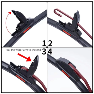 J/U Hook General Purpose Car Silent Car Front Windshield Soft Double <b>Rubber</b> <b>Strip</b> Windshield 18"20"22"24"26" - Product Image 6