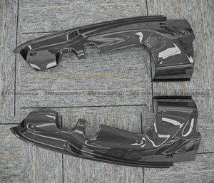 วัสดุคาร์บอนแห้งสำหรับฝาครอบเครื่องยนต์สไตล์ OEM ของ Ferrari FS 2 ชิ้น (ใช้ได้กับรถเปิดประทุน) คุณภาพสูง - Product Image 3