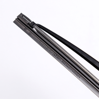 Essuie-glace universel pour pare-brise en métal avec rivets résistant à la corrosion Kction 2025, cadre métallique, 14''-28'' pouces